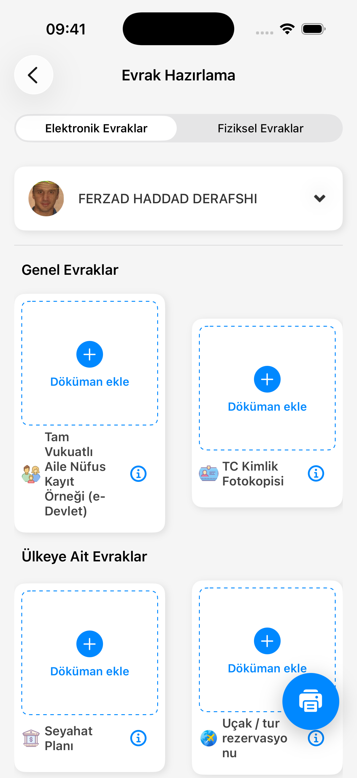 iziViza uygulama ekranı 7